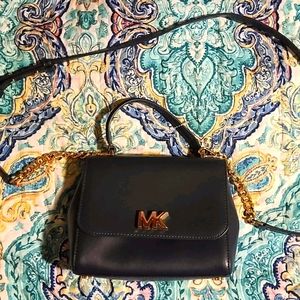Mk Leather Crossbody Purse